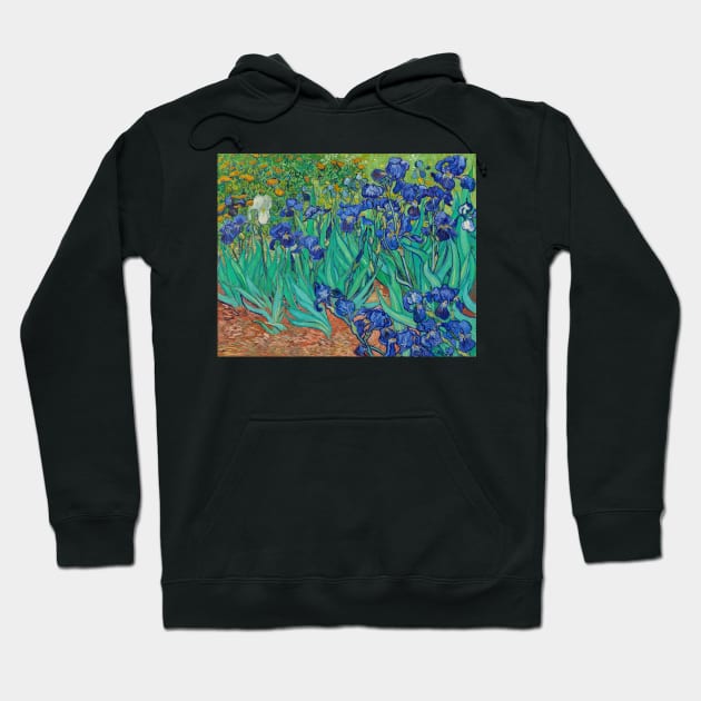 Irises Hoodie by fleurdesignart